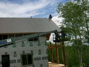Installing the metal roofing